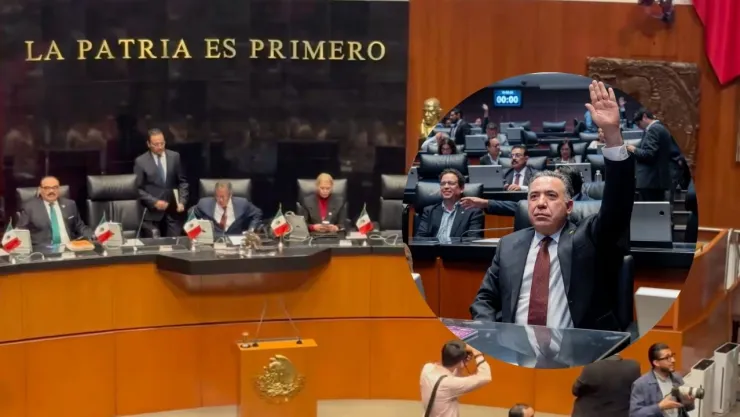 Morena notifica la expulsión de Enrique Inzunza del Senado.