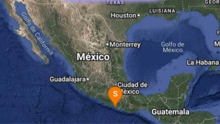 Se registra sismo de magnitud 4.8 en San Marcos, Guerrero.