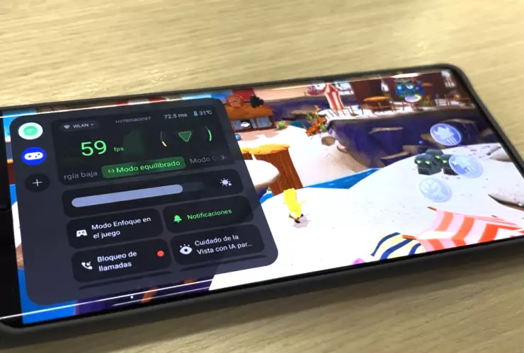 Realme GT 6 corriendo videojuegos e