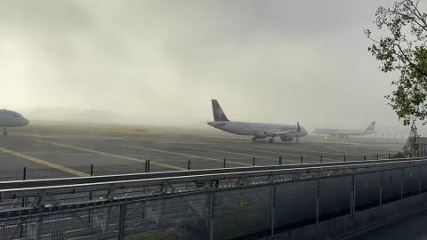 AICM suspende vuelos