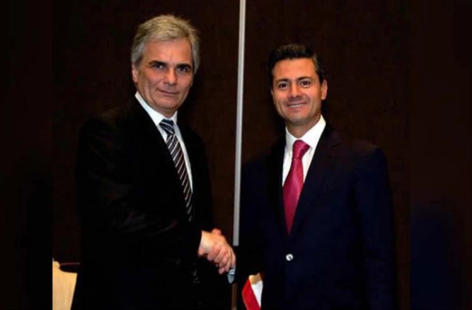 Peña Nieto y canciller austriaco
