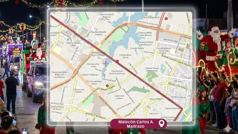 Calles cerradas hoy en Villahermosa por Caravana Navideña: horarios y rutas