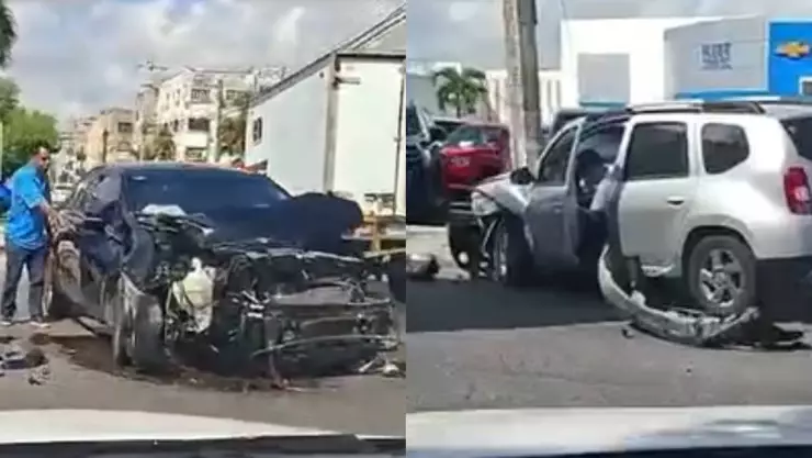 Aparatoso accidente en Av. Kabah en Cancún genera tráfico en la zona HOY sábado 26 de abril de 2025.jpg
