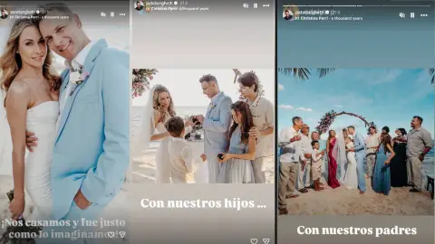 Patricio Borghetti Y Odalys Ramírez se dan el “sí" en Cancún tras más de una década de amor