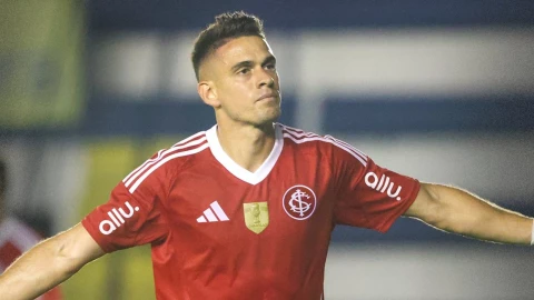 Rafael Borré, jugador de Internacional de Brasil