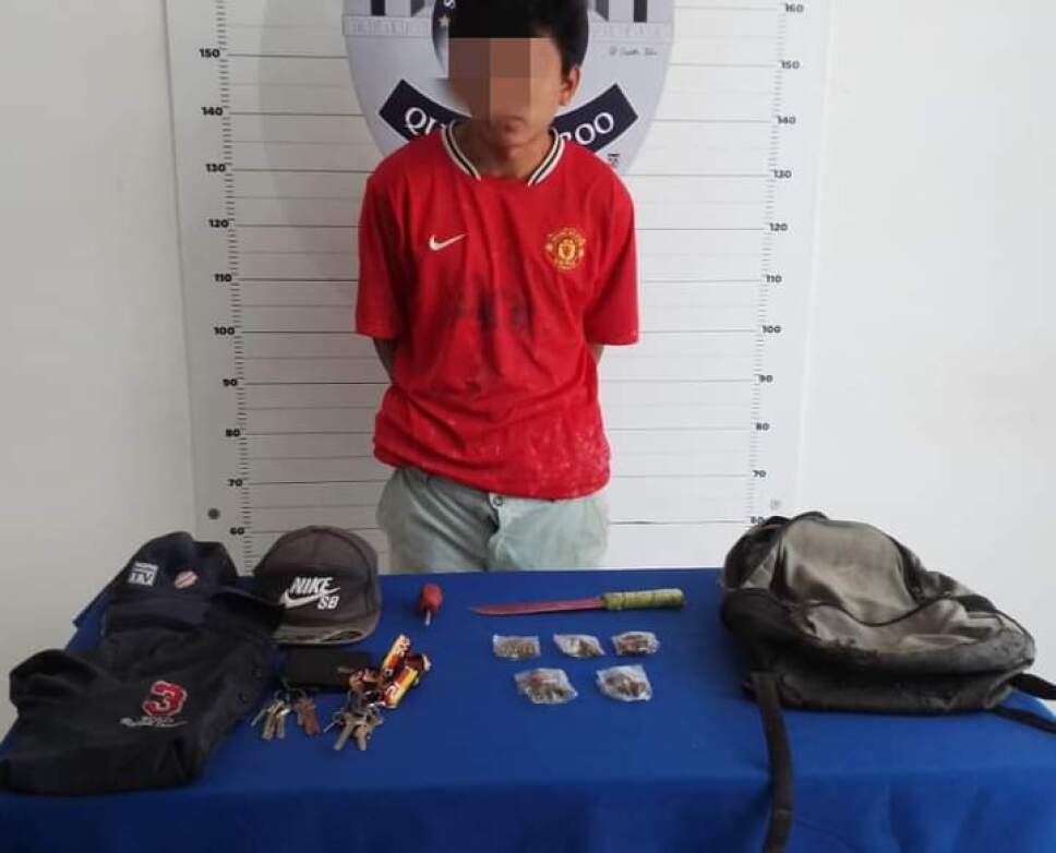 Detienen a joven por posesión de drogas