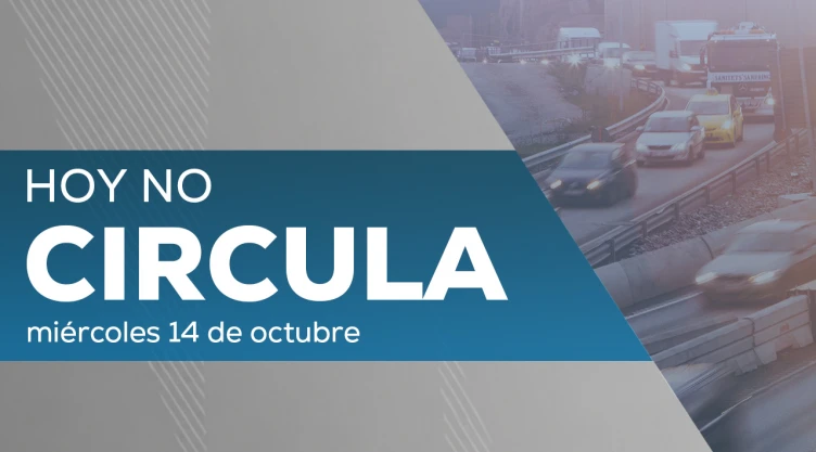 Hoy No Circula miércoles 14 de octubre