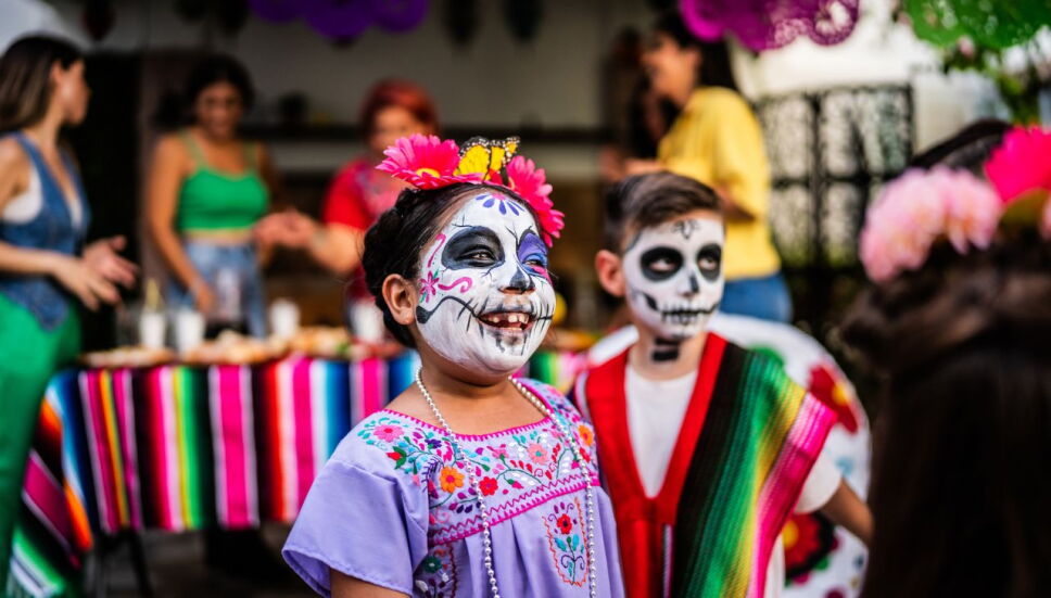 Marco De Fotos Para Día De Muertos - Caja De Sombra De Madera, Decoración De Altar, 42x30x30 Cm