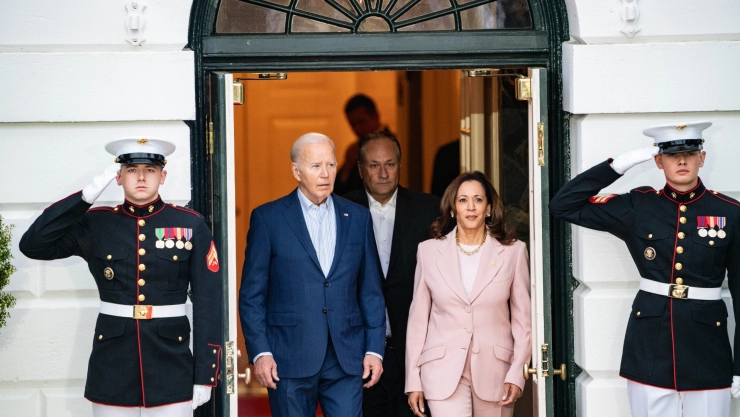 El presidente de Estados Unidos, Joe Biden, y la vicepresidenta, Kamala Harris.