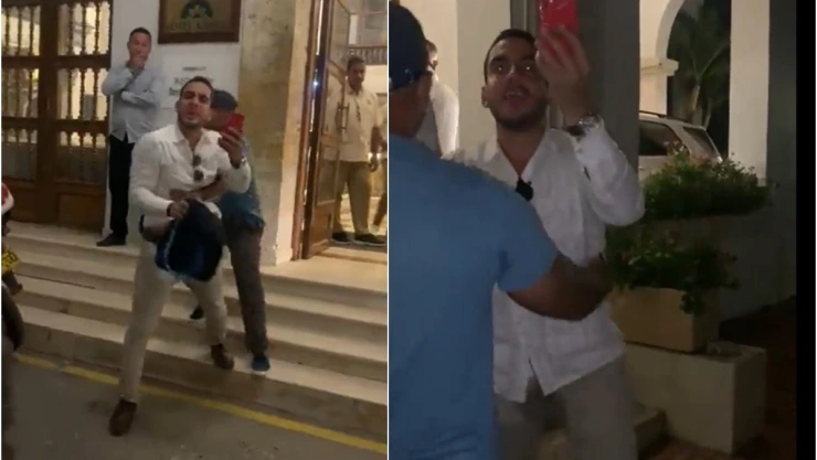 senador borracho Colombia Policía