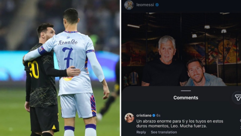 El mensaje de Cristiano Ronaldo para Messi