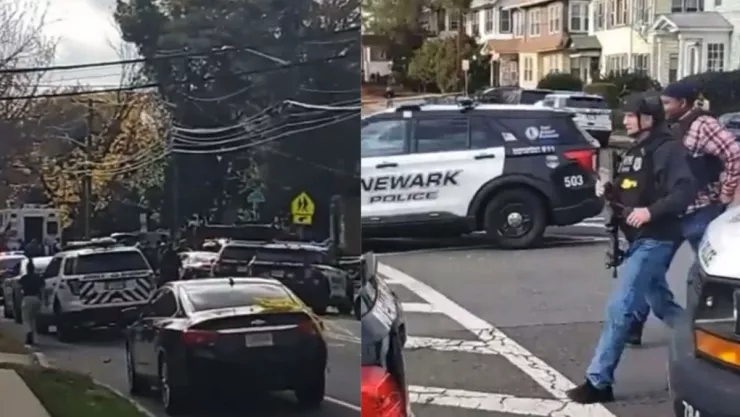 VIDEO: Tiroteo en Nueva Jersey deja al menos dos policías heridos