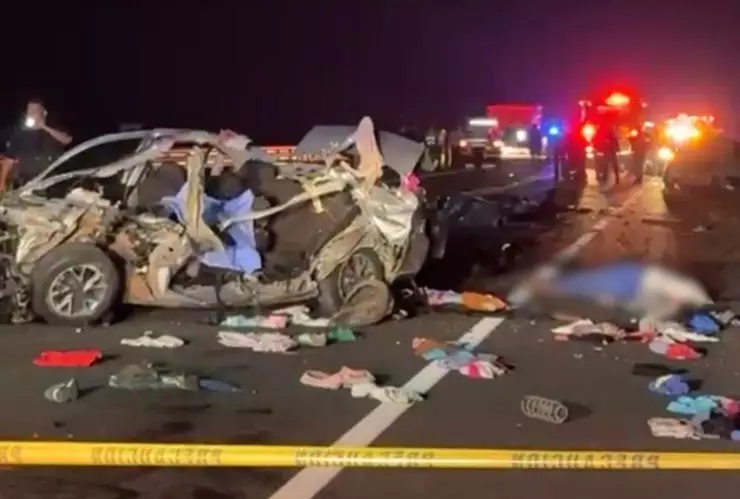 ¡IMÁGENES FUERTES! Así quedó el accidente en el que murieron 6 personas en la carretera Tepic-Compostela