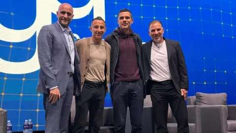 Andrés Guardado y Rafa Márquez