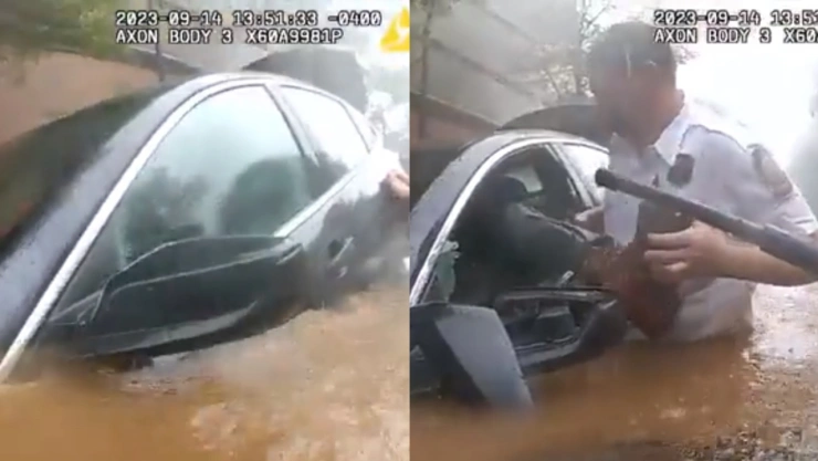 auto-policia-rompe-vidrio-atlanta
