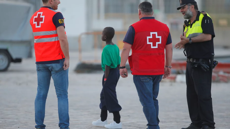 Los 630 migrantes fueron rescatados la semana pasada en el Mediterráneo