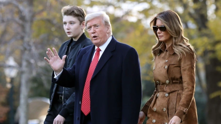 Barron Trump, hijo de Donald Trump debuta en la política