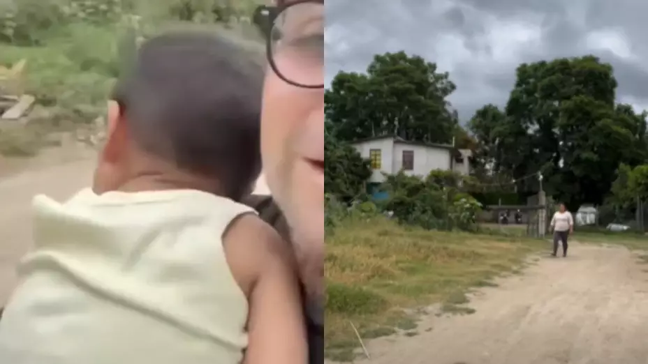 Taxista-encuentra-a-bebé-dormido-en-medio-de-la-calle-en-Oaxaca