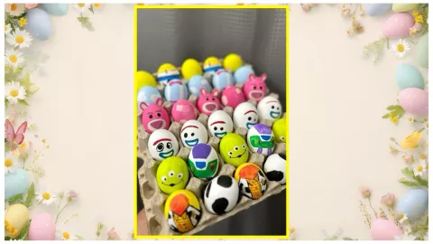 huevos de pascua ideas tela