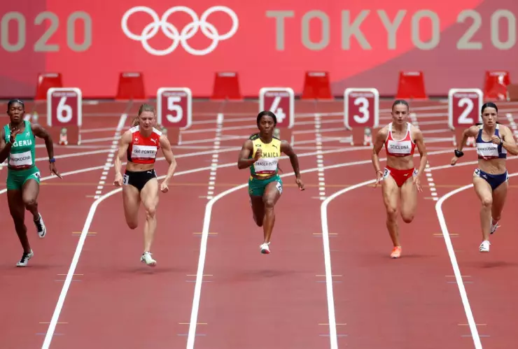 Shelly-Ann Fraser-Pryce en Tokyo 2020