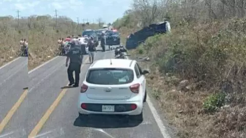 fuerte accidente merida valladolid deja varios lesionados