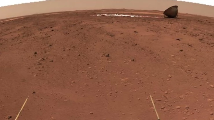 China Zhurong agua Marte