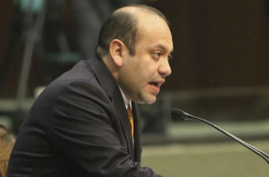 Julio César Moreno, presidente de la Comisión de puntos Constitucionales de la Cámara de Diputados.