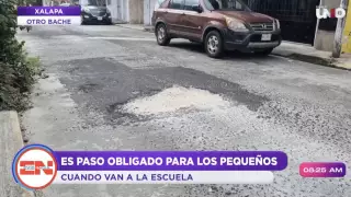 Vecinos en Xalapa piden poner atención a baches.