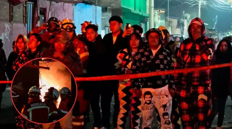 CDMX: En plena Navidad, cuete cae en una casa de Tláhuac y desata fuerte incendio