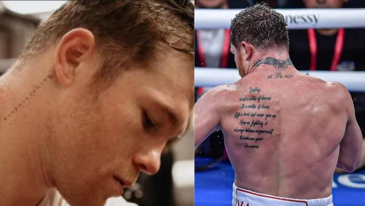 Qué dicen los tatuajes que Canelo Álvarez
