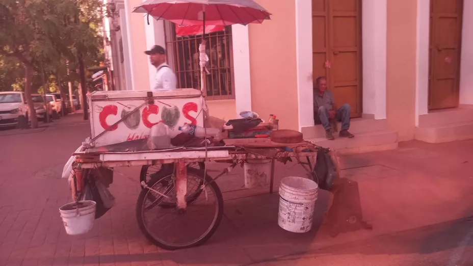 Vendedor de cocos en Culiacán