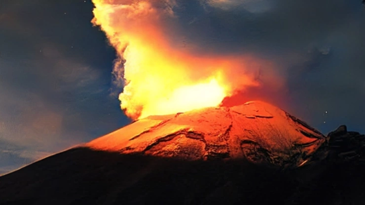 eurpción volcán popocatépetl hoy