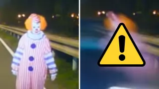 La escena se volvió viral por lo escalofriante del momento