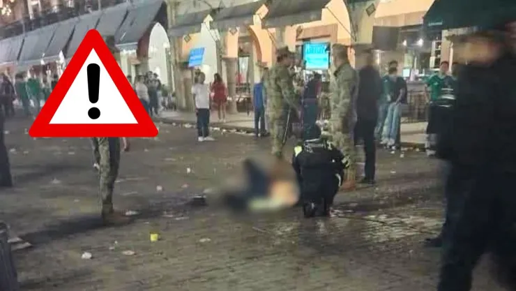 El joven fue trasladado de emergencia tras caer desde un balcón durante los festejos