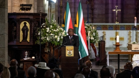 desmond tutu sudafrica funeral