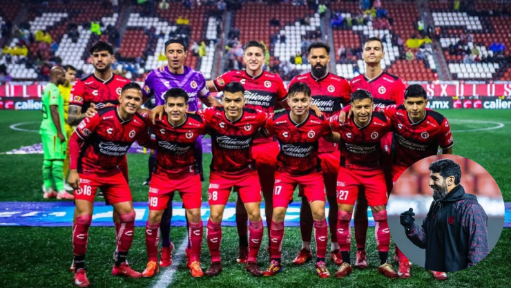 Abreu y jugadores de los Xolos de Tijuana