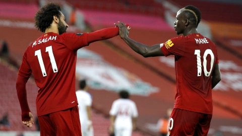 Liverpool goleó al Crystal Palace y está muy cerca de ser campeón