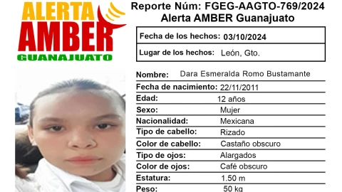 alerta-amber-guanajuato-desaparición-dara-esmeralda-romo-bustamante-león