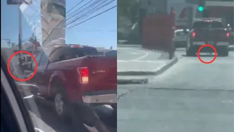 VIDEO: Conductor atropella, arrastra y mata a un hombre sobre la vía pública