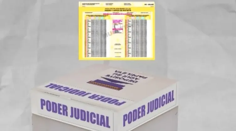 Boletas a elecciones al Poder Judicial