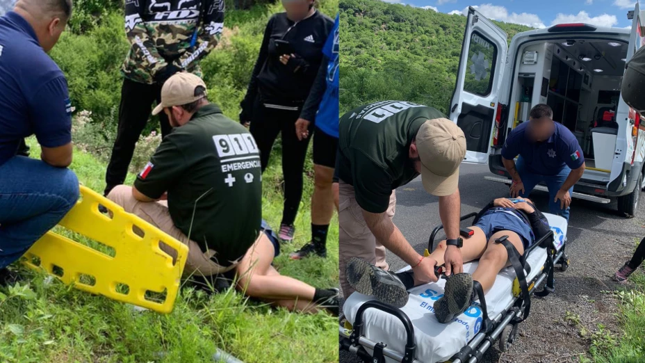 Ciclista Salamanca se accidenta