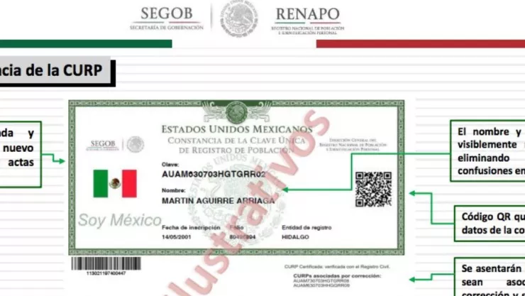 Algunos tienen que renovar su CURP