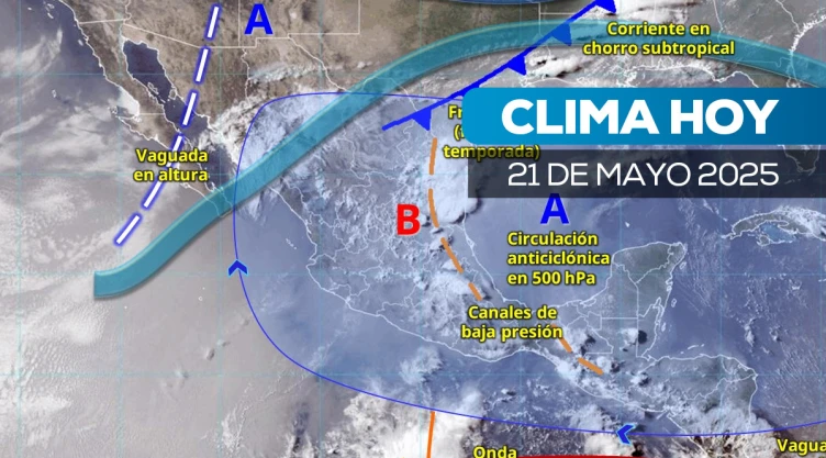 ¿Se va la lluvia Granizo y descargas eléctricas golpean México; así el clima hoy 21 de mayo