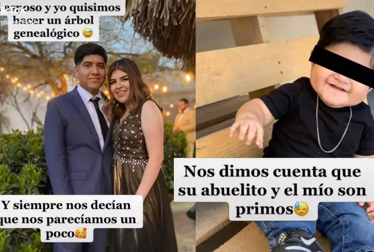Pareja de esposos se entera de que son primos