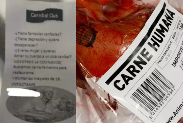 Carne humana caníbal 