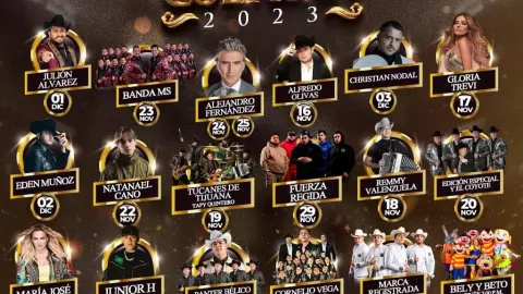 Cartelera del Palenque de Culiacán 2023