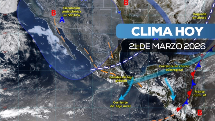 Pronóstico del clima: Alerta por lluvias en Guerrero y Oaxaca; calor extremo en el norte de México