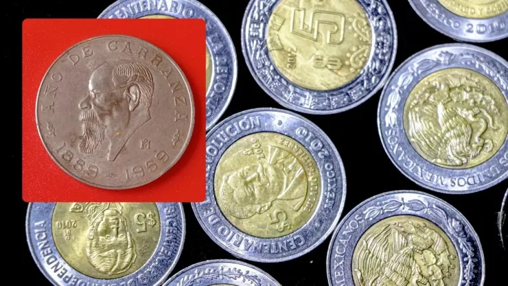 Pagan miles de pesos por moneda de 5 con para de presidente