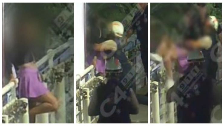 Joven es rescatada tras intento de suicidio en puente peatonal de León, Guanajuato | VIDEO