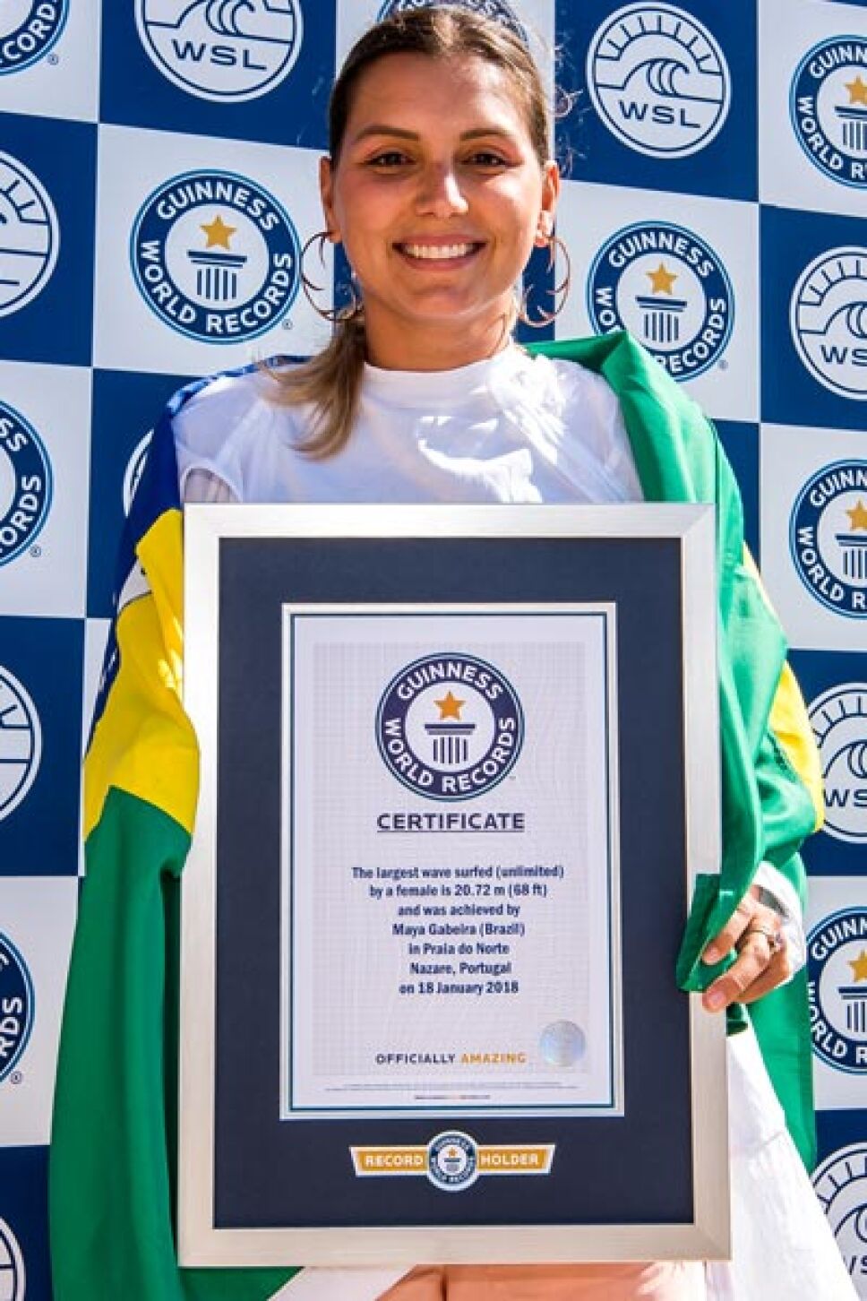 Surfista brasileña, Mayra Gabeira